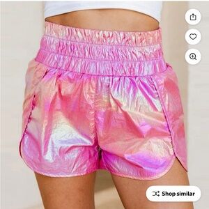 Jess Lea Iridescent High-Waist Athletic Shorts